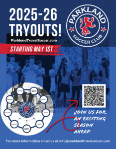 Parkland Travel Soccer April Ad