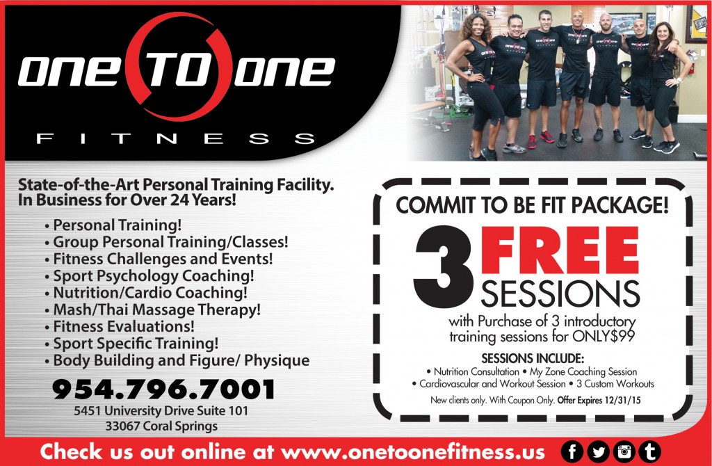 one to one fitness ad(Dec)