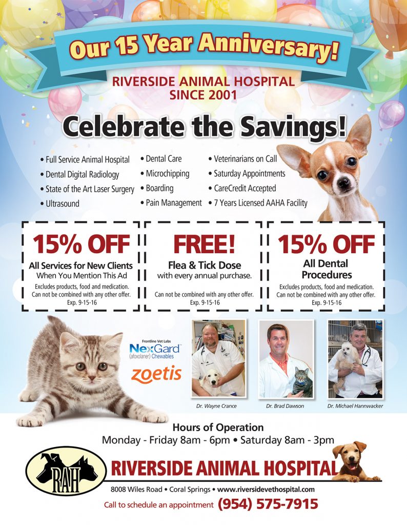 Riversider Animal Hospital ad