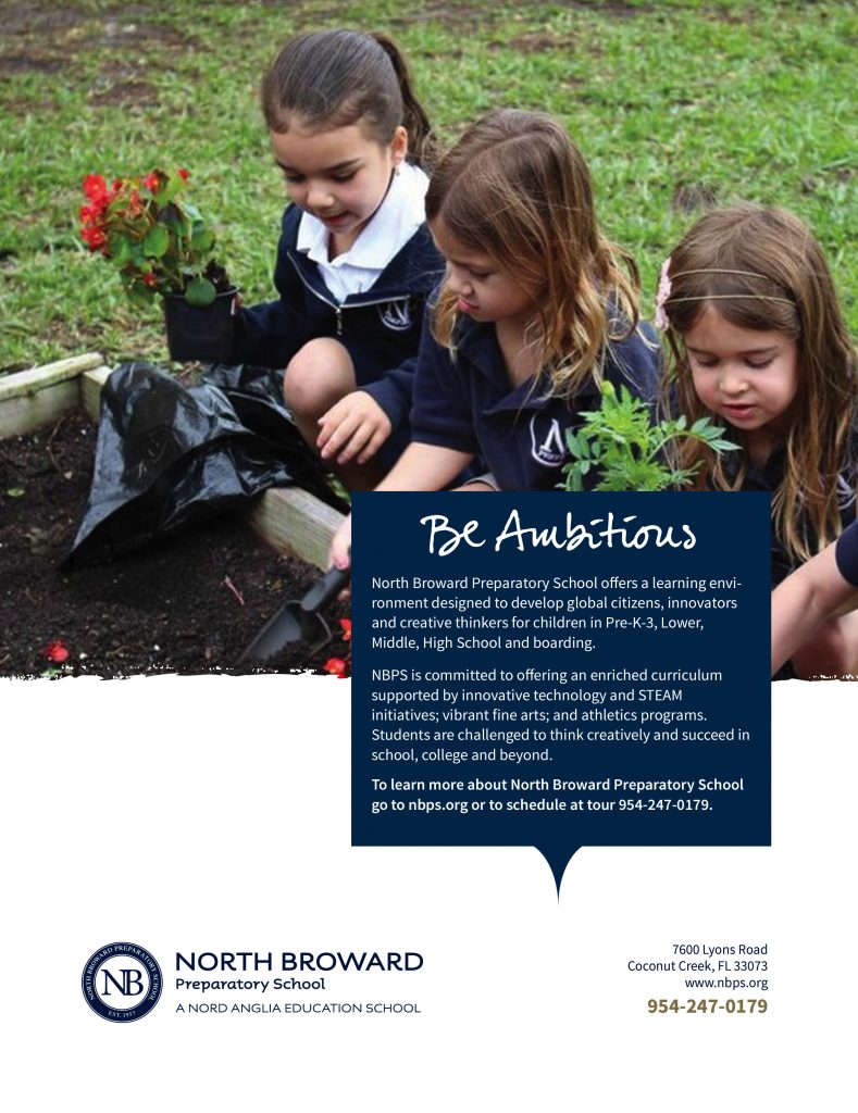 North Broward Preparatory School Advertisement