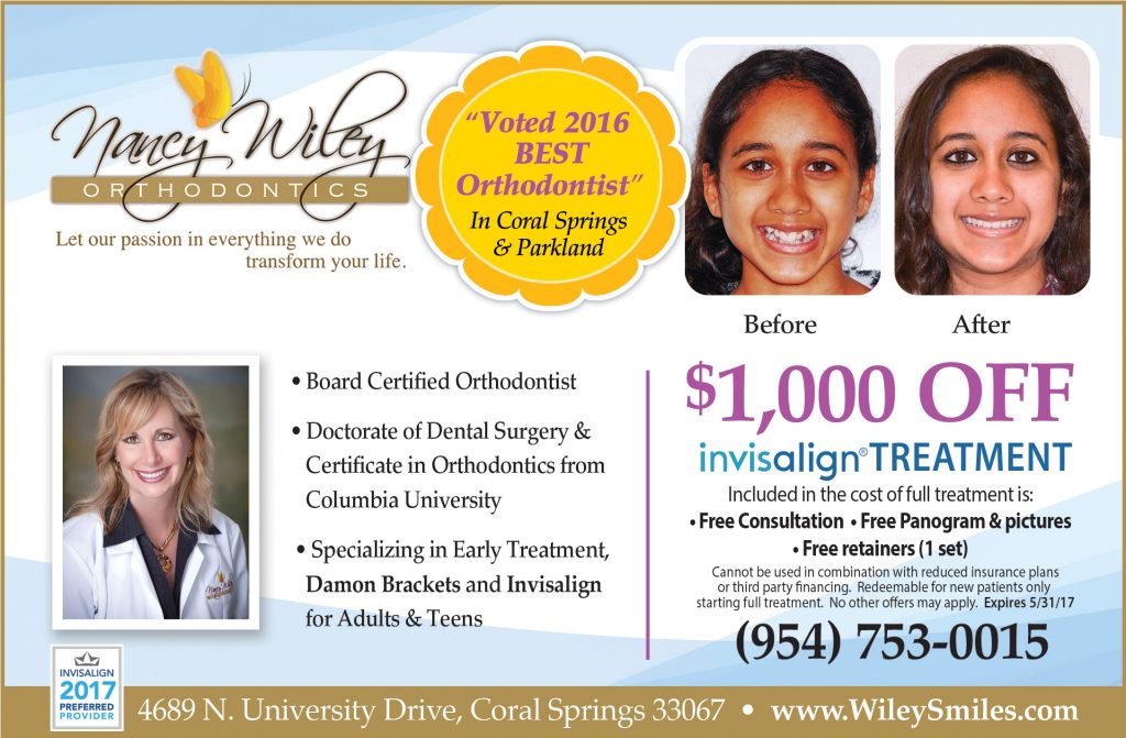 Dr. Nancy Wiley Invisalign special ad
