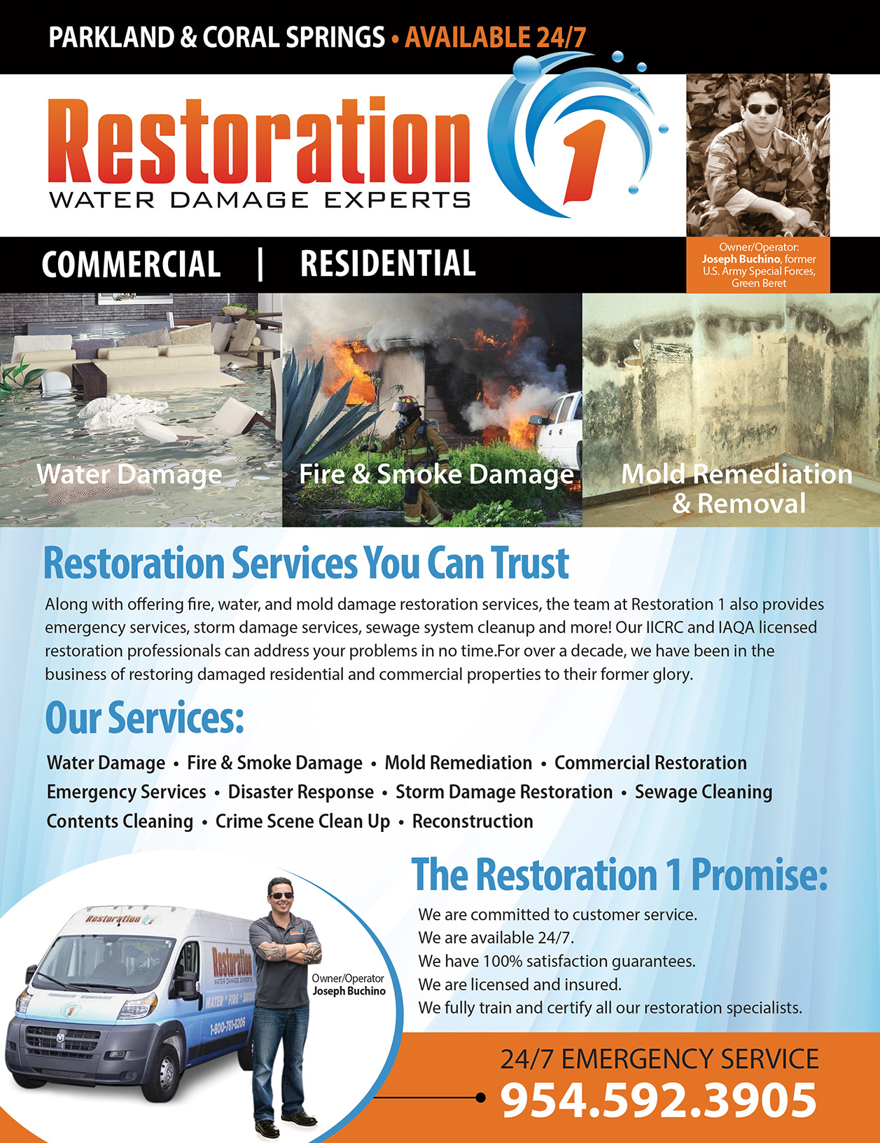 Back to New Again - Restoration 1 Water Damage Experts 