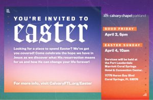 Calvary Chapel Parkland Services