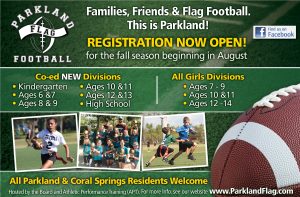 Parkland Flag Football Registration