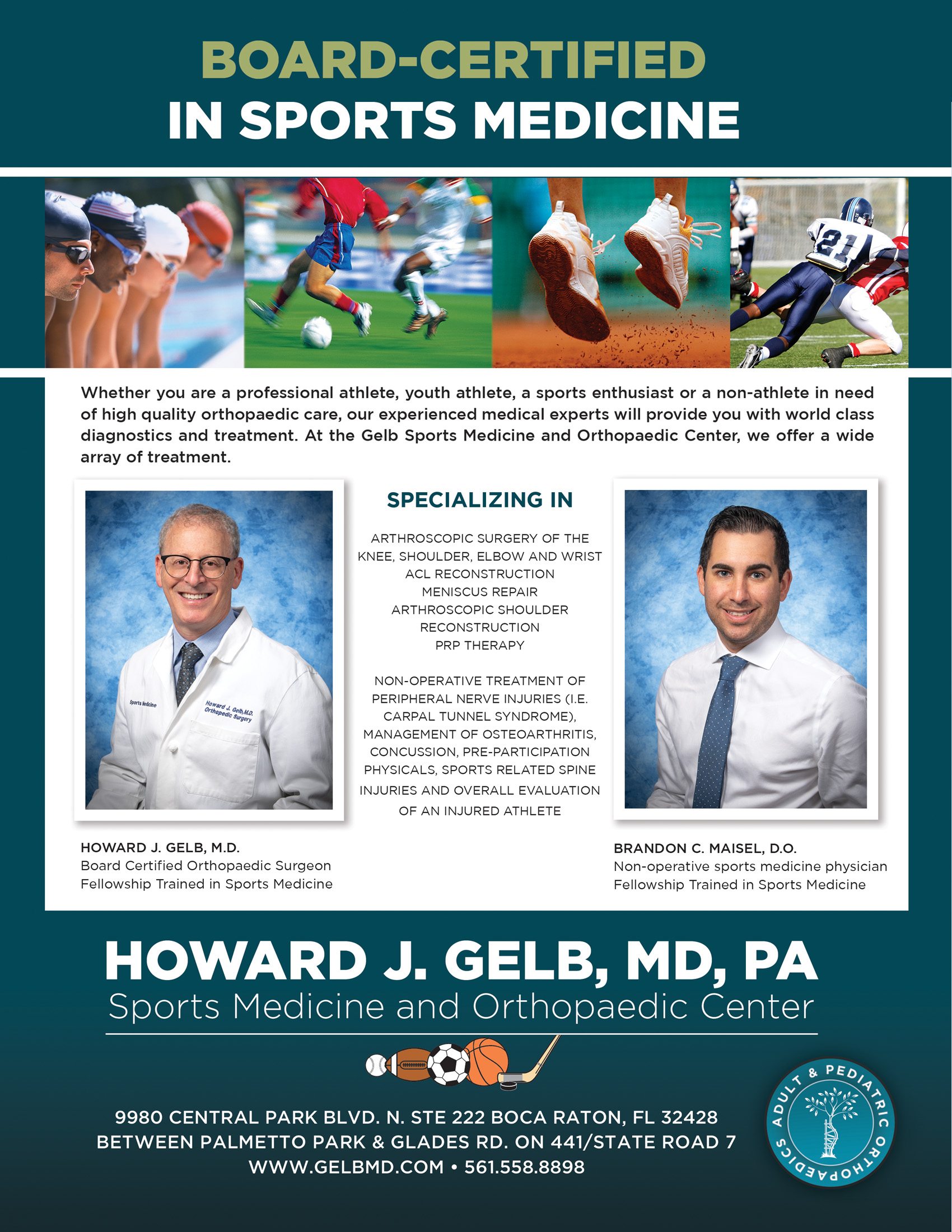 Dr. Howard Gelb and Dr. Brandon Maisel Ad