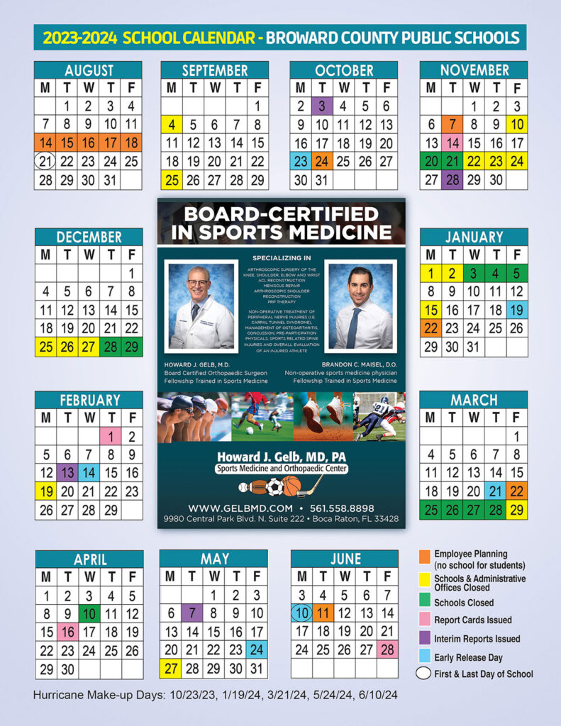 Dr. Gelb School Calendar 2023-2024