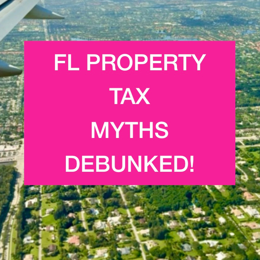 Florida property tax myths debunked graphic